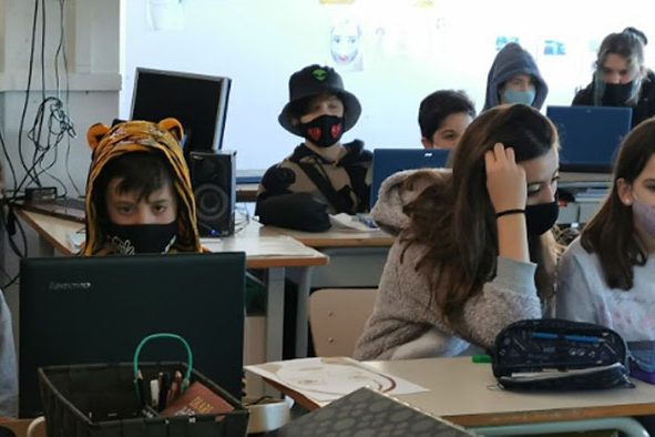 Escola Solc Barcelona. Dia de la dona i la ciència. 6è de primària i 1r d'ESO.