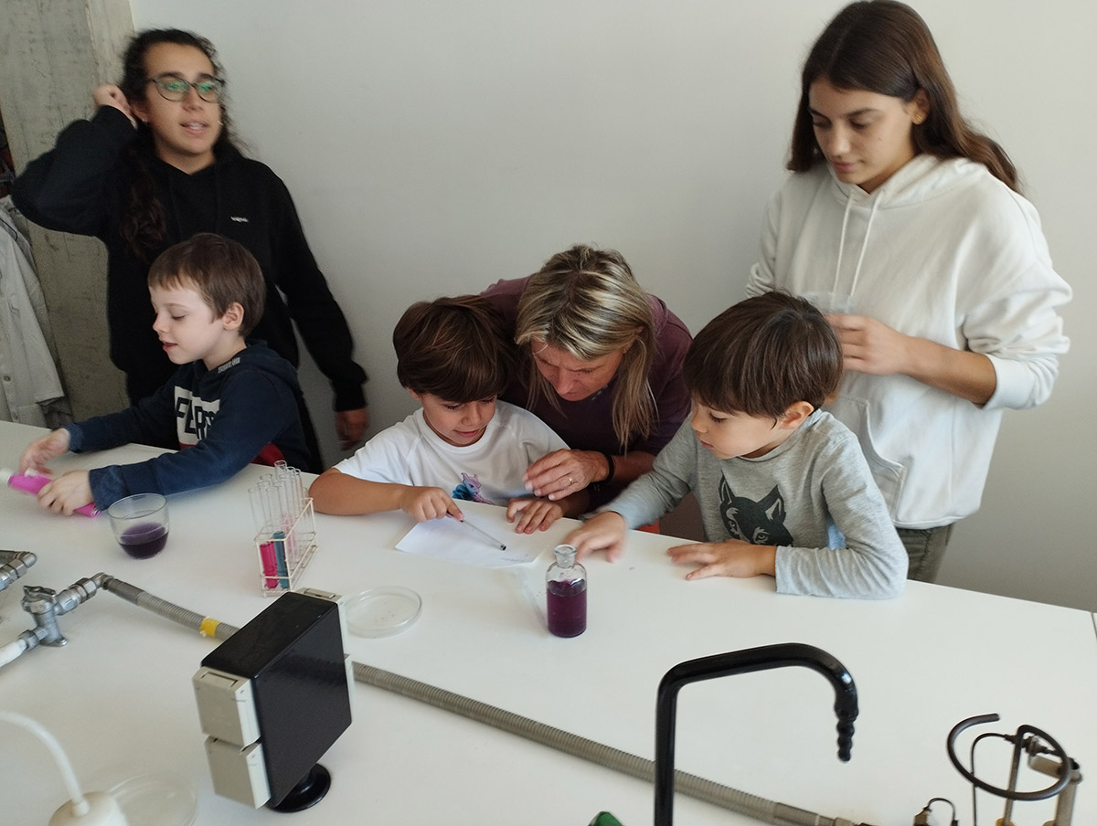 Escola Solc de Barcelona - Laboratori de química