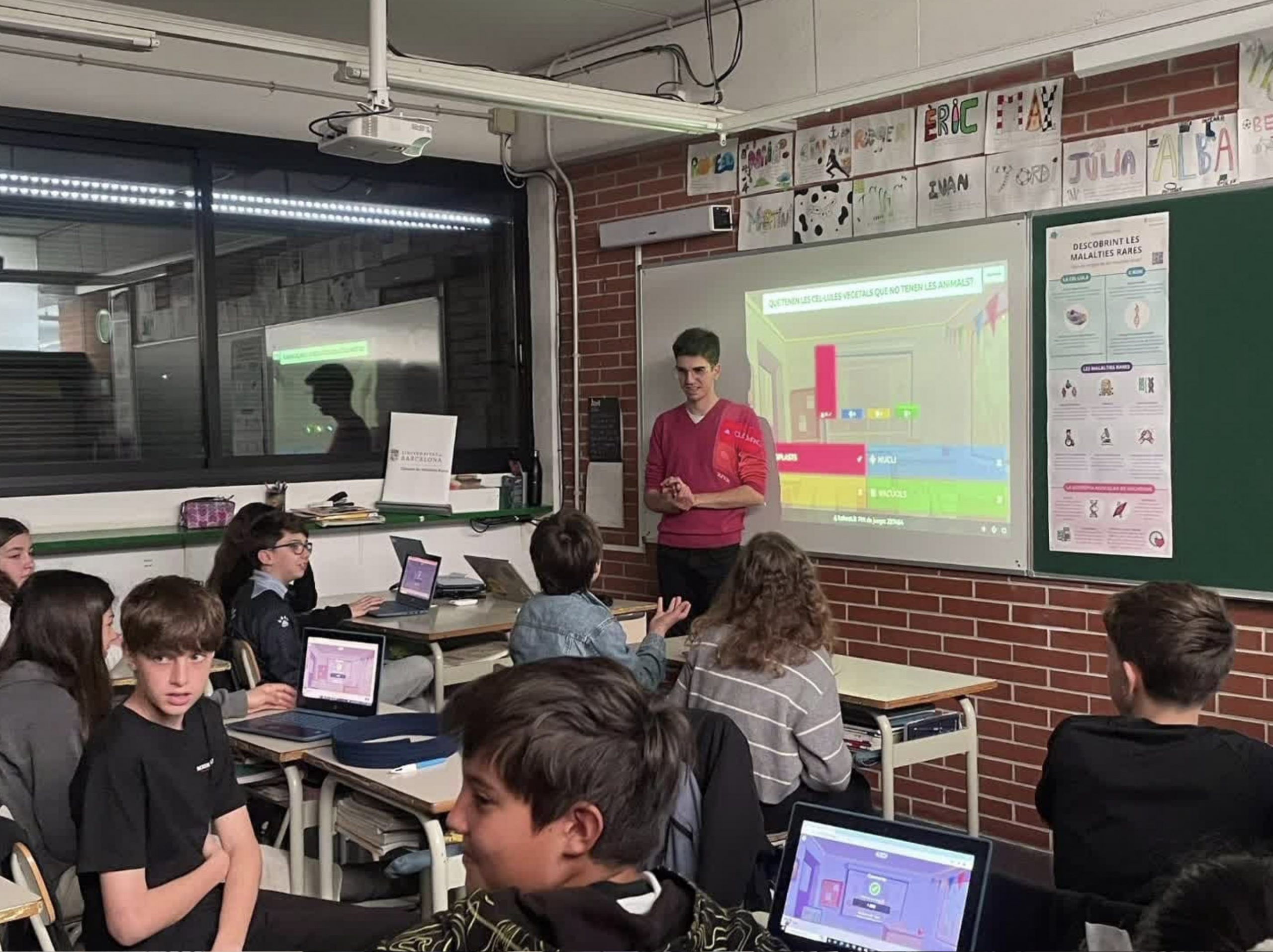 Escola Solc de Barcelona - Laboratori 1r ESO