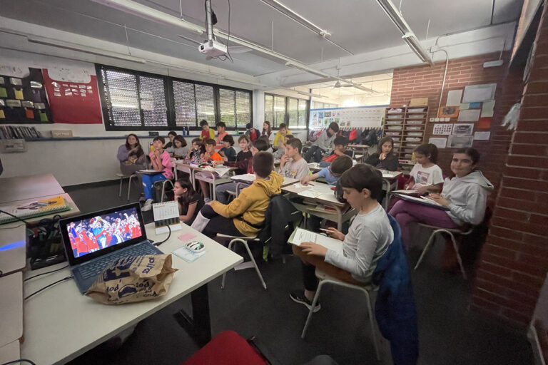 Escola Solc de Barcelona - Projecte de cinema a 5è