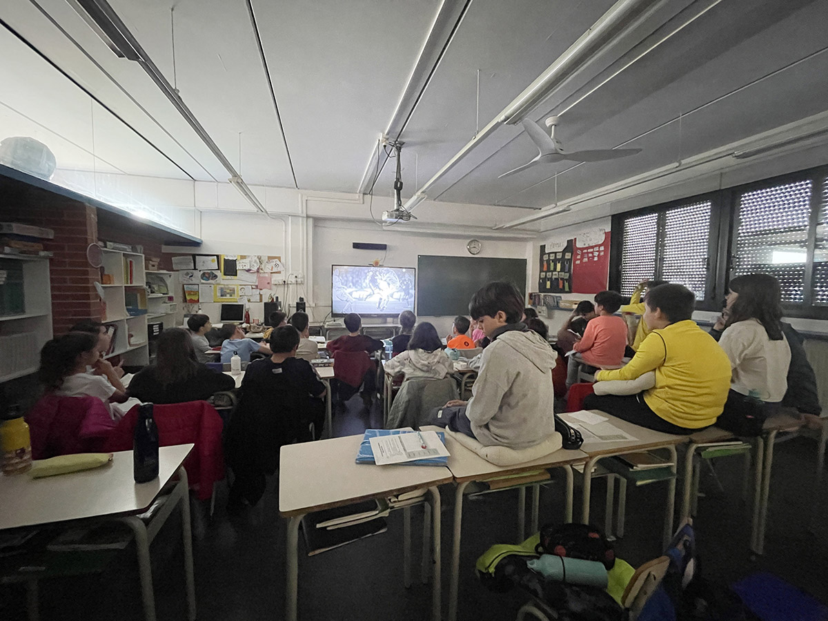 Escola Solc de Barcelona - Projecte de cinema a 5è