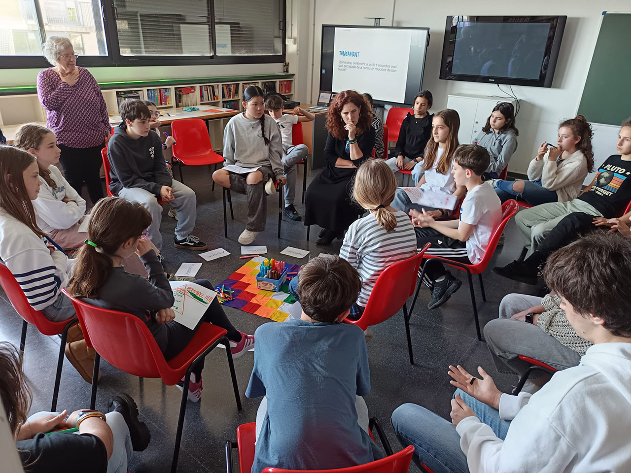 La força del cercle restauratiu a 1r d’ESO