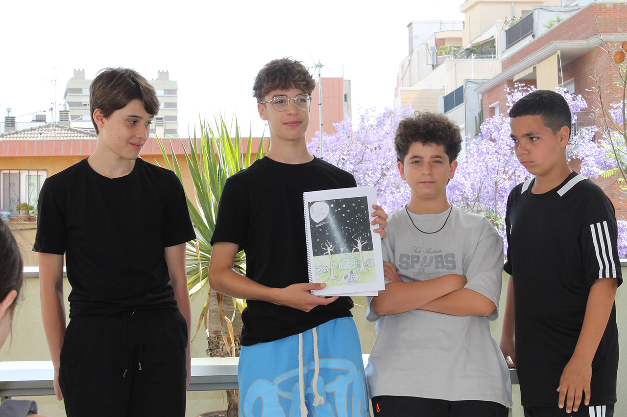 Escola Solc de Barcelona - Presentació de llibres a la biblioteca