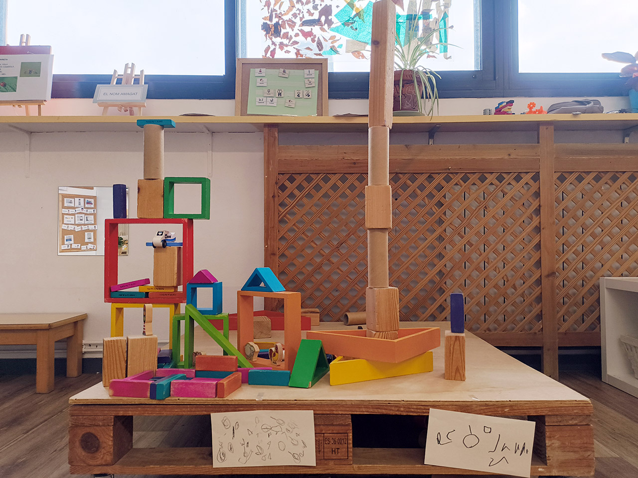 Escola Solc de Barcelona - Els inicis del procés d’alfabetització a l’espai Aigua