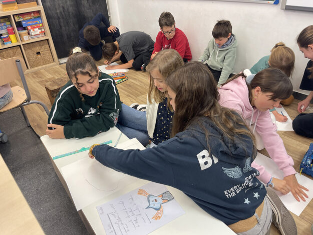 Escola Solc de Barcelona - Projecte internivells entre l’alumnat de segon i de sisè