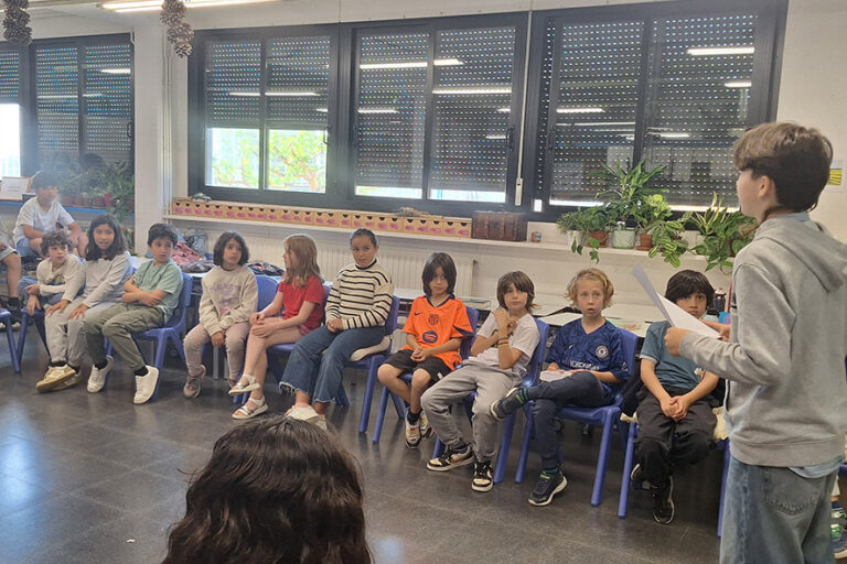 Escola Solc de Barcelona - Recital poètic Sant Jordi 2026. 6è i 3r de primària