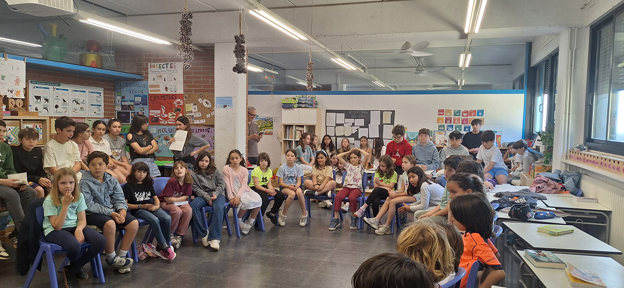 Escola Solc de Barcelona - Recital poètic Sant Jordi 2026. 6è i 3r de primària