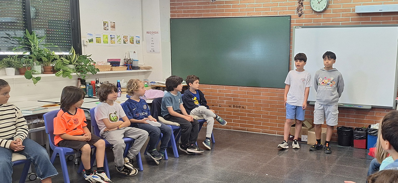 Escola Solc de Barcelona - Recital poètic Sant Jordi 2026. 6è i 3r de primària