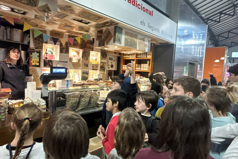 Escola Solc de Barcelona - Visita al Mercat de Sarrià
