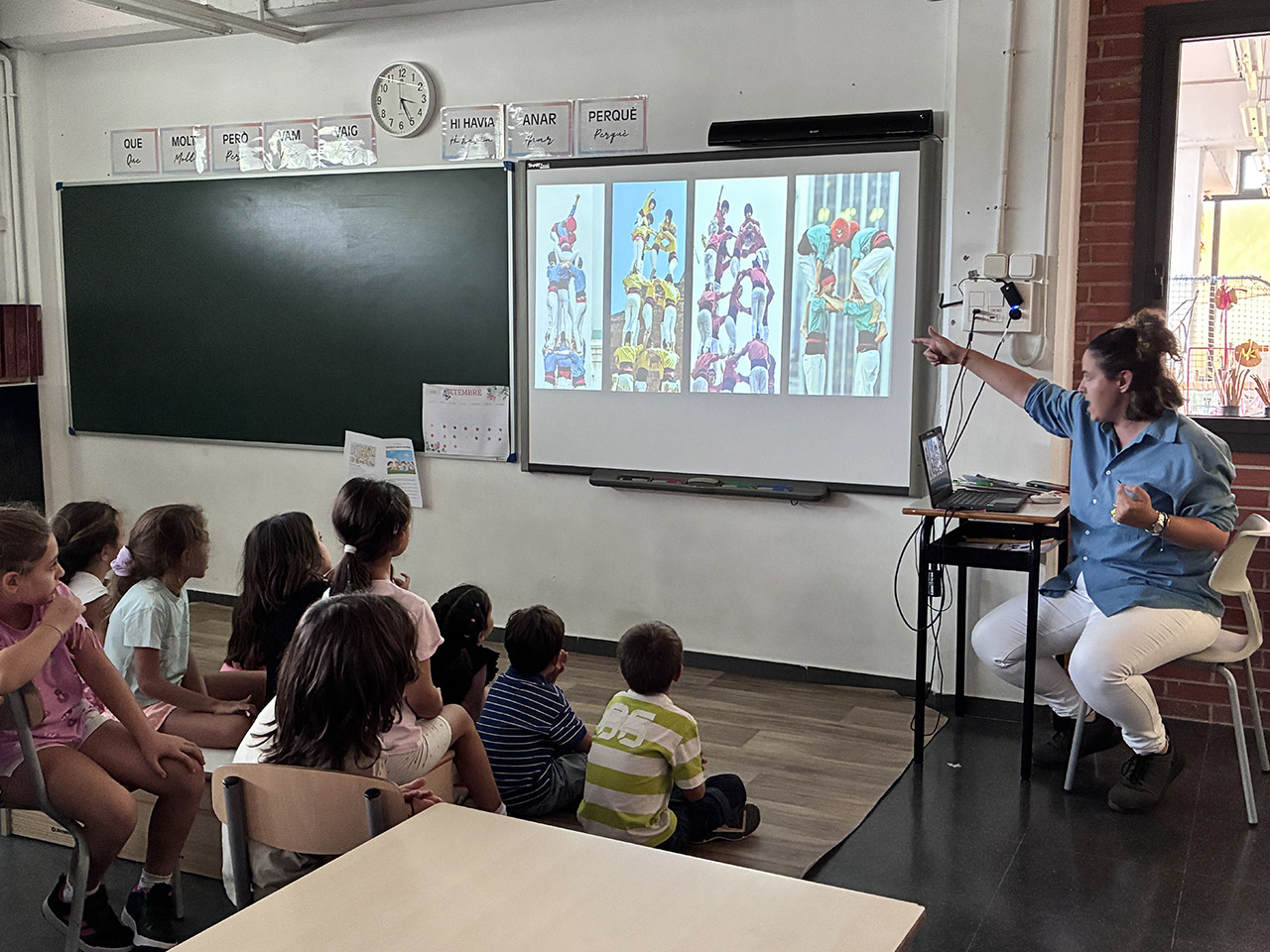 Escola Solc de Barcelona - Fem pinya amb els Castellers del Prat!